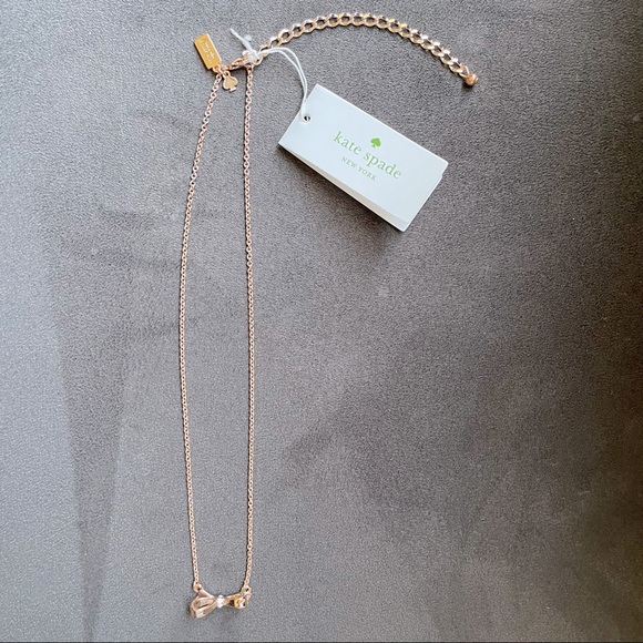 Kate Spade Love Notes Rose Gold necklace - Picture 3 of 4